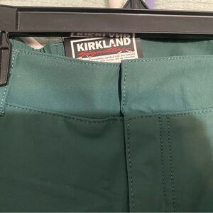 FINAL! Kirkland Signature Women's Cropped Ankle Pants in Teal Green